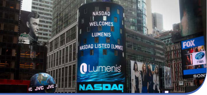 Компания Lumenis вернулась в листинг Американской биржи NASDAQ